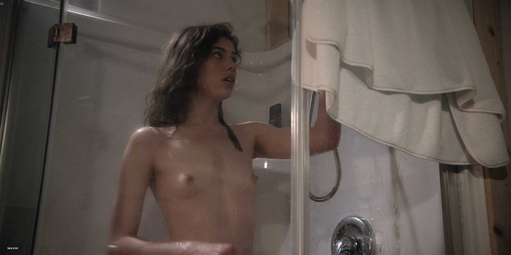 Faith West was seen fully naked in a shower scene